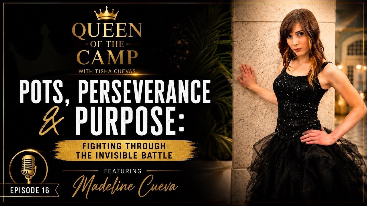 Queen of the Camp episode artwork featuring Madeline Cueva